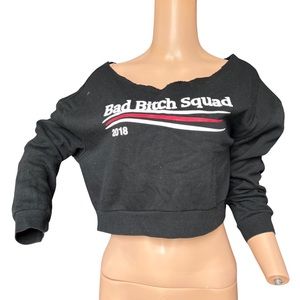 Black long sleeve sweater